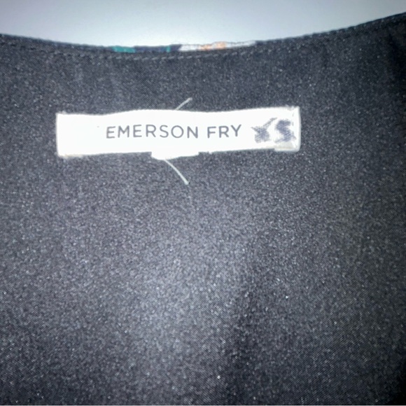 EMERSON FRY JUNEY BUTTON DRESS - BUTTERFLIES MARITIME Size XS - Picture 9 of 10